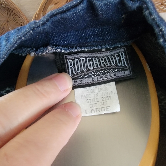 Roughrider Demim Animal Print Top - Picture 5 of 5